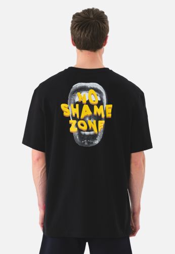 JOHN FRANK OVERSIZE T-SHIRT SİYAH - 2